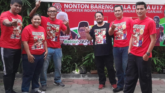 Legenda sepakbola Indonesia nobar Piala Dunia U-17