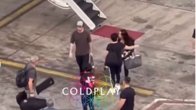 Coldplay tiba di Jakarta