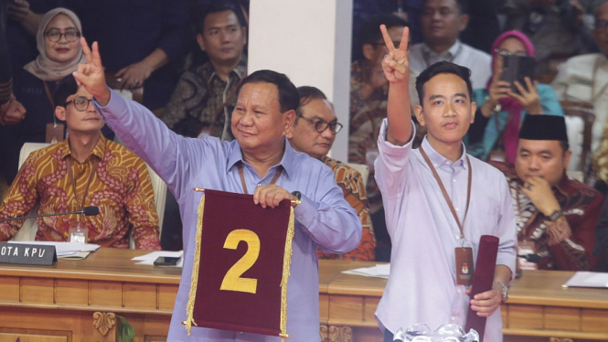 Penetapan Nomor Urut Paslon Capres-cawapres Pemilu 2024