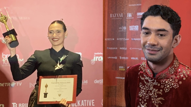 Sha Ine Febriyanti dan Reza Rahadian.