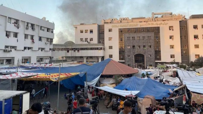 RS Al-Shifa di Gaza Dikepung tentara Israel.