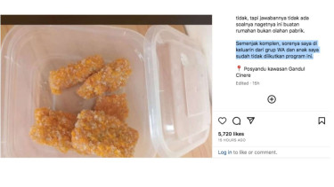 Orang Tua Komplen Menu Pencegahan Stunting