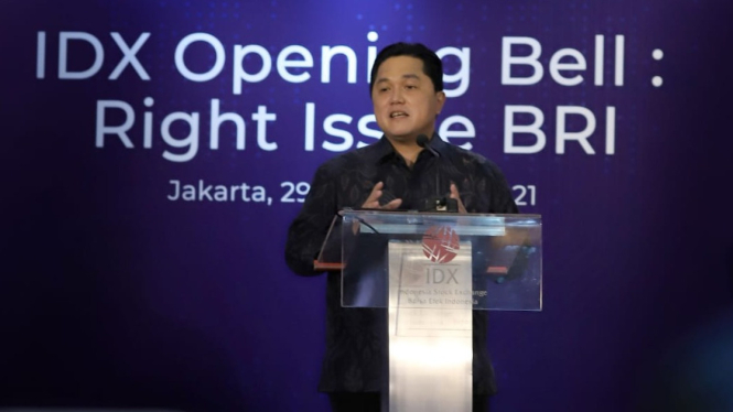 Menteri BUMN RI, Erick Thohir
