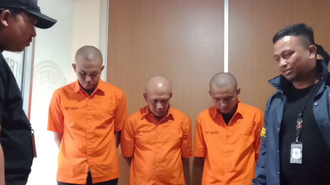3 orang tersangka pembunuh Karyawan MRT diamankan Polisi