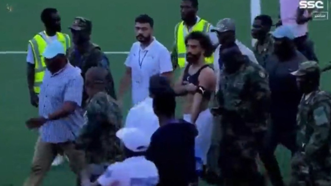 Mohamed Salah dikawal tentara