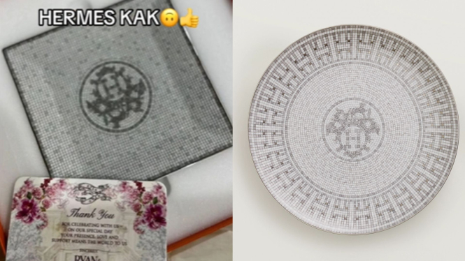 Piring Hermes Jadi Souvenir di Pernikahan Mewah Crazy Rich Surabaya