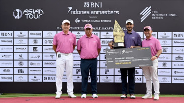 Gaganjeet Bhullar, pegolf asal India juara Indonesia Masters 2023