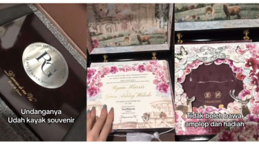 Penampakan undangan pernikahan Crazy Rich Surabaya, Ryan Harris dan Gwen Ashley 