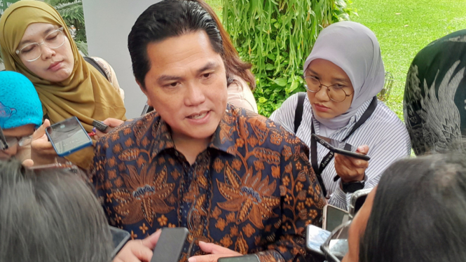 Menteri Koordinator Bidang Kemaritiman dan Investasi Ad Interim sekaligus Menteri BUMN, Erick Thohir.
