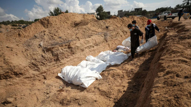 Mayat Tanpa Identitas di Gaza