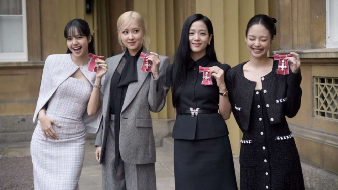 BLACKPINK dapat penghargaan MBE dari Kerajaan Inggris