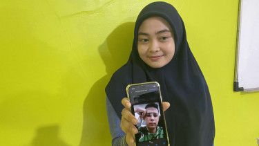 Gadis Bogor Diteror Orderan Makanan Online Fiktif perlihatkan foto pelaku.