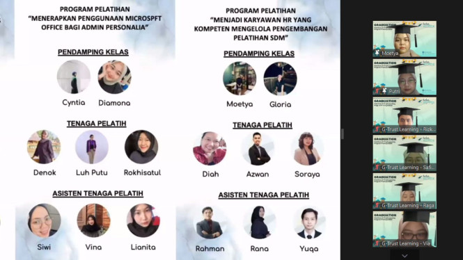 Wisuda Online Kelas Gemilang G-Trust Learning