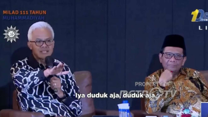 Mahasiswa Teriak-teriak Ingin Bertanya Ganjar Pranowo