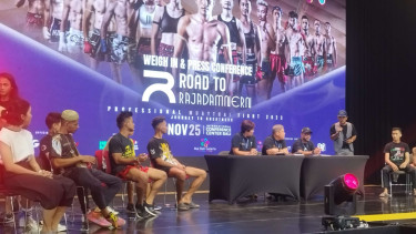  16 petarung Muaythai bakal berlaga di arena XBC Sportech yang digelar di Bali.