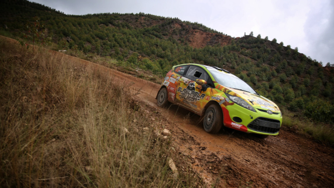 Musa Rajekshah saat beradu kecepatan di Grand Final APRC Danau Toba 
