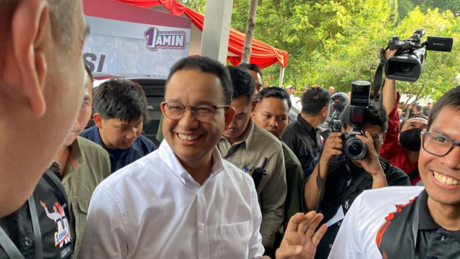 Capres nomor urut 1 Anies Baswedan.