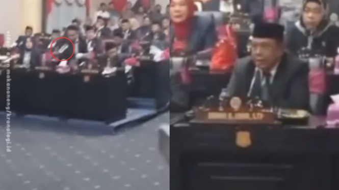 Bela Palestina, Anggota DPRD Gorontalo Lempar Produk Air Mineral saat Rapat