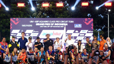Penutupan Aquabike Jetski World Championship Danau Toba 2023