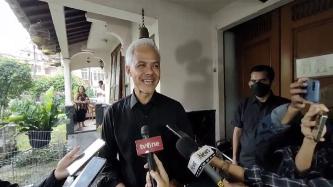 Capres nomor urut 3 Ganjar Pranowo.