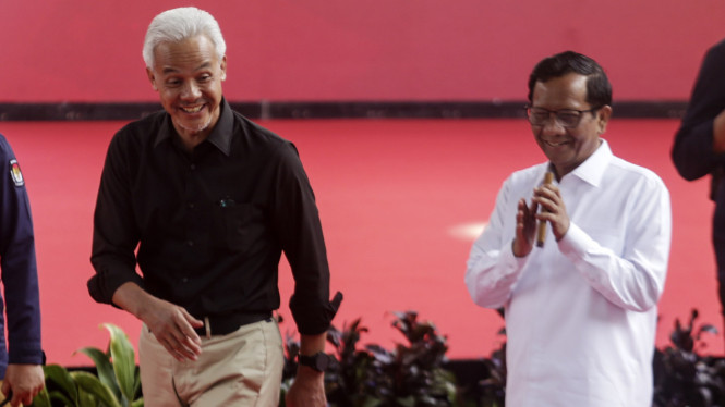 Ganjar Pranowo-Mahfud MD, Deklarasi Kampanye Pemilu Damai 2024 KPU RI