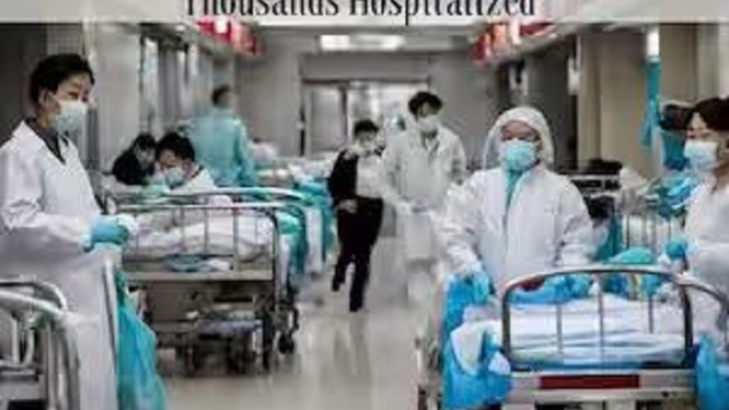 Wabah pneumonia di China.