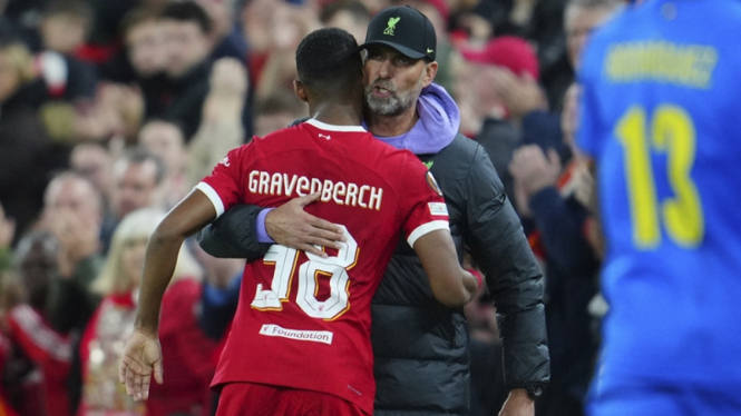 Gelandang Liverpool, Ryan Gravenberch