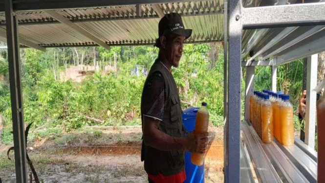 Khairil Anam, petani jeruk yang mengembangkan jamur Trichoderma.