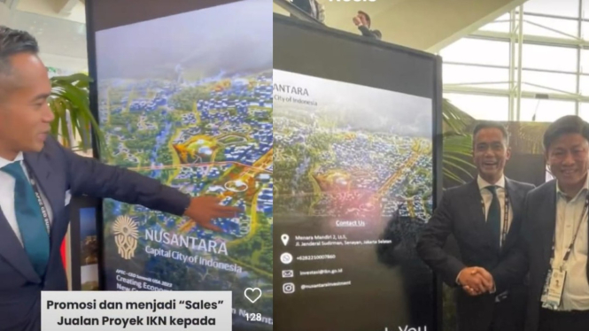 Saat Anindya Bakrie jadi 'Sales Promotion Man' dadakan di APEC CEO Summit 2023.