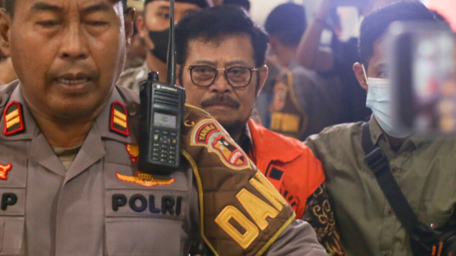 SYL, Pemeriksaaan Syahrul Yasin Limpo di Bareskrim Kasus Firli Bahuri