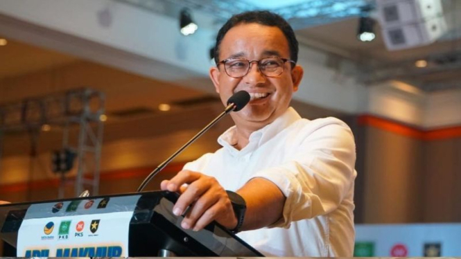 Capres nomor urut 1 Anies Baswedan.