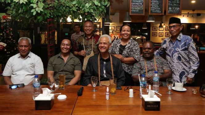 Ganjar Pranowo dan Para Tokoh Agama Merauke, Papua Selatan