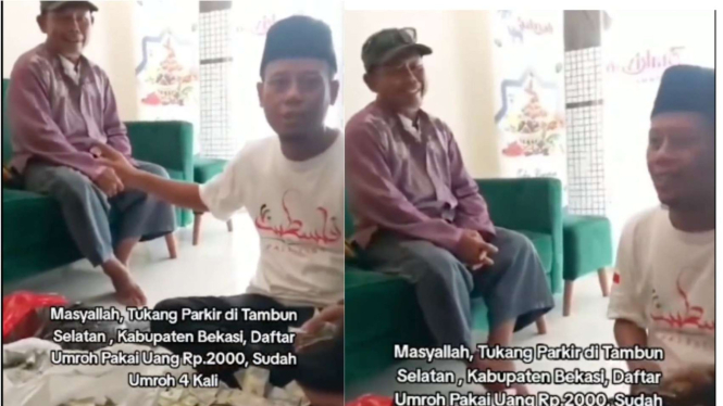 Viral Tukang Parkir Daftar Umroh yang ke 4 Pakai Tabungan 8 Bulan Kerja