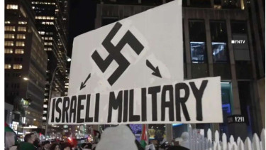 Unjuk rasa pro-Palestina di New York