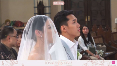 Jonatan Christie dan Shanju eks JKT48