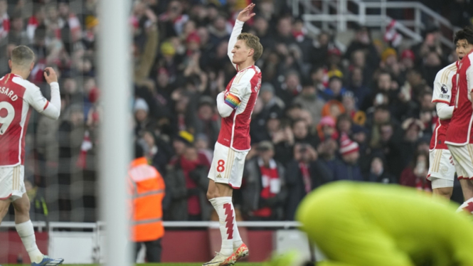 Gelandang Arsenal, Martin Odegaard