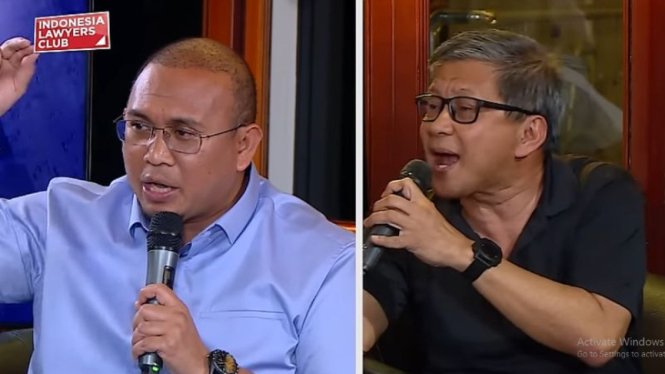 Debat Andre Rosiade dengan Rocky Gerung di Indonesia Lawyers Club