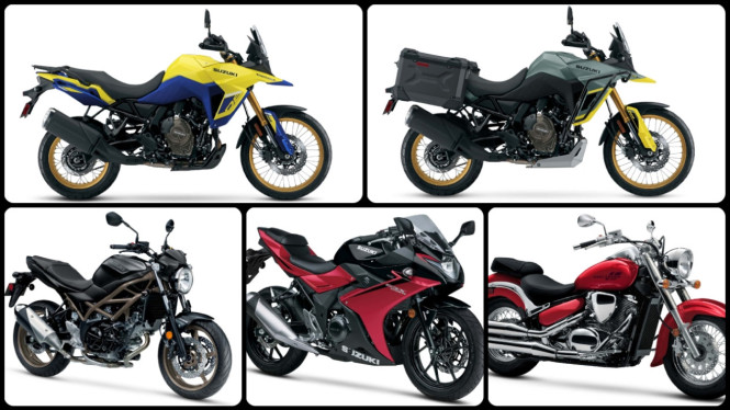 Sepeda motor baru Suzuki tahun 2024