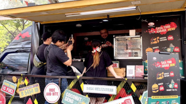 Food truck.