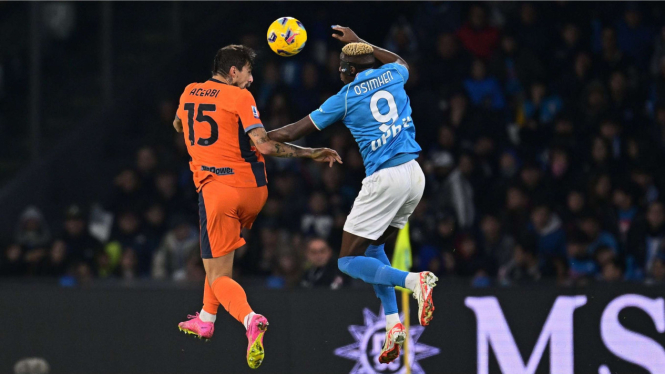 Duel Napoli vs Inter Milan