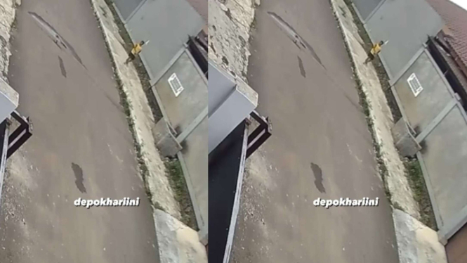 Viral Bocah Laki-laki Sebar Paku di Jalanan
