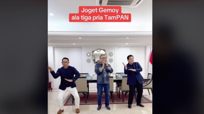 Joget gemoy ala Prabowo Subianto