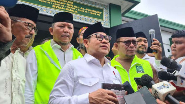 Capares nomor urut 1 Muhaimin Iskandar atau Cak Imin.