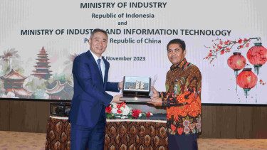 Penandatanganan MoU antara Kemenperin dengan Republik Rakyat Tiongkok