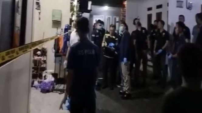 TKP anak tewas dikunci sang ayahnya di rumahnya di Jagakarsa