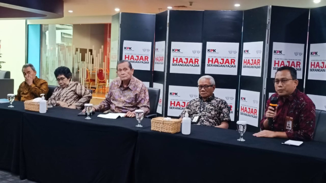 Dewas KPK menggelar konfrensi pers