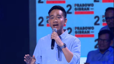 Cawapres nomor urut dua Gibran Rakabuming Raka
