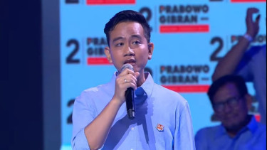 Cawapres nomor urut dua Gibran Rakabuming Raka