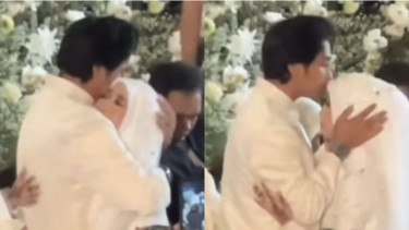 Momen haru Abidzar peluk dan cium Adiba di hari pernikahan sang kakak