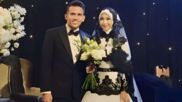 Resepsi pernikahan Adiba Khanza dan Egy Maulana Vikri